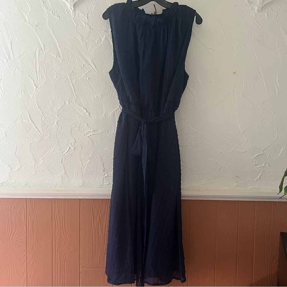 Bloomchic Elegant Blue Sleeveless Dress